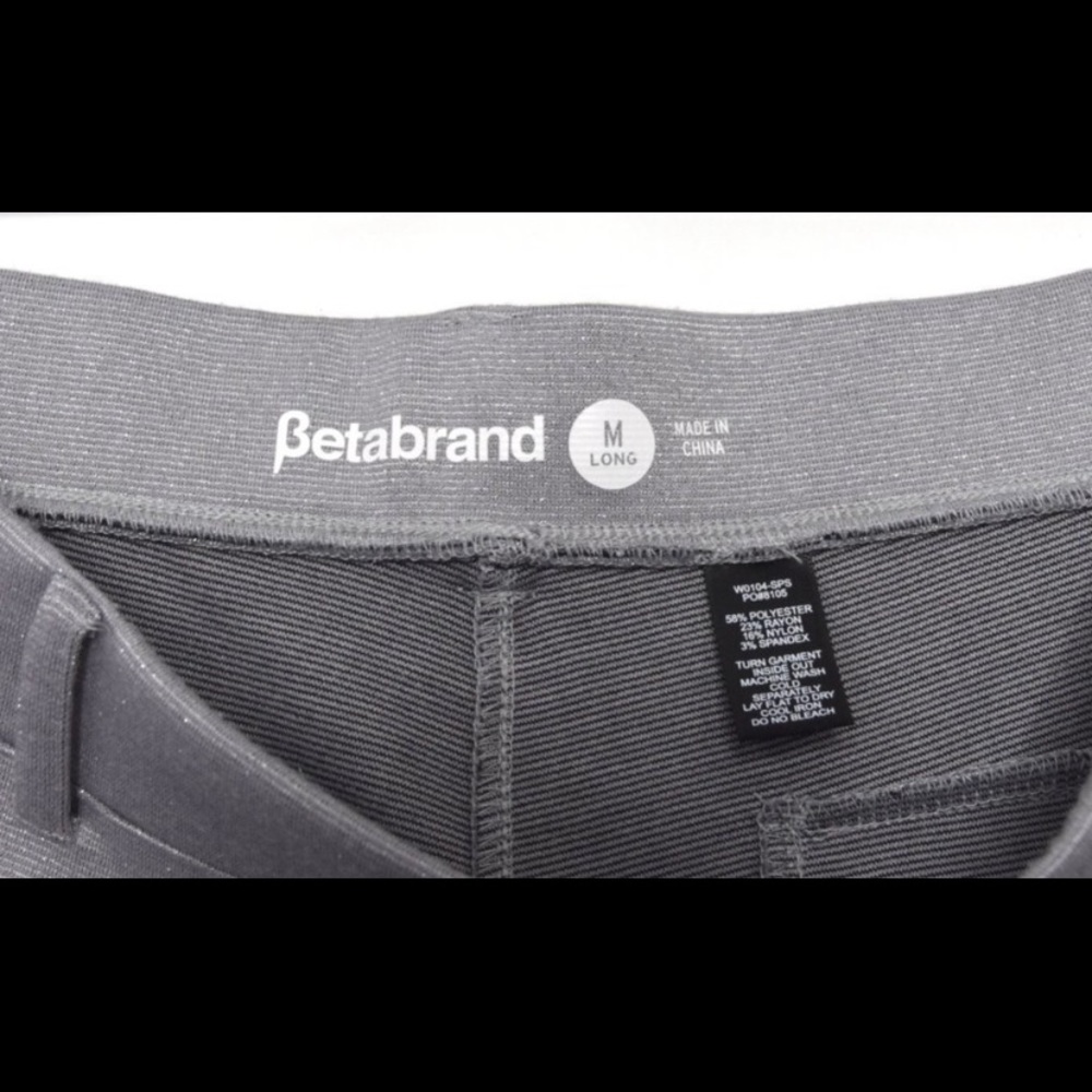 Betabrand. Grey/Silver. Size medium-long. Great condition.